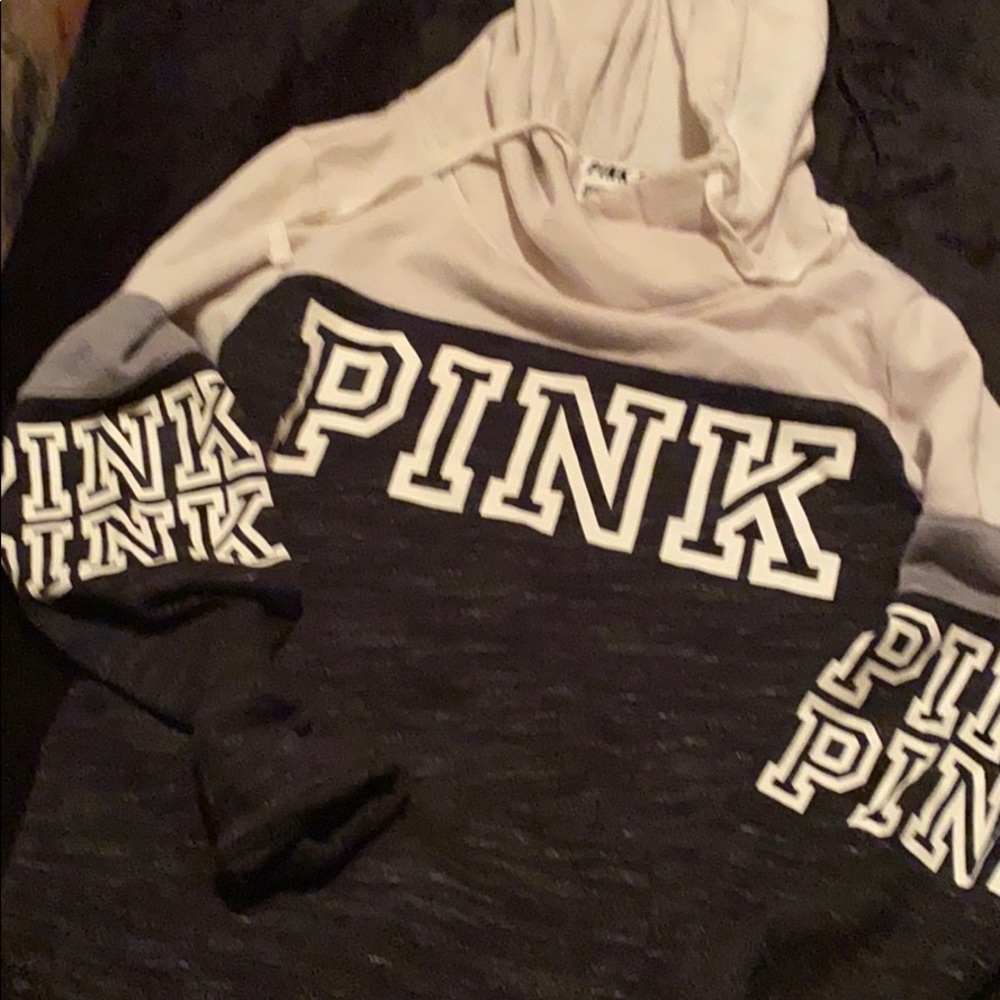 Pink Victoria’s Secret hoodie